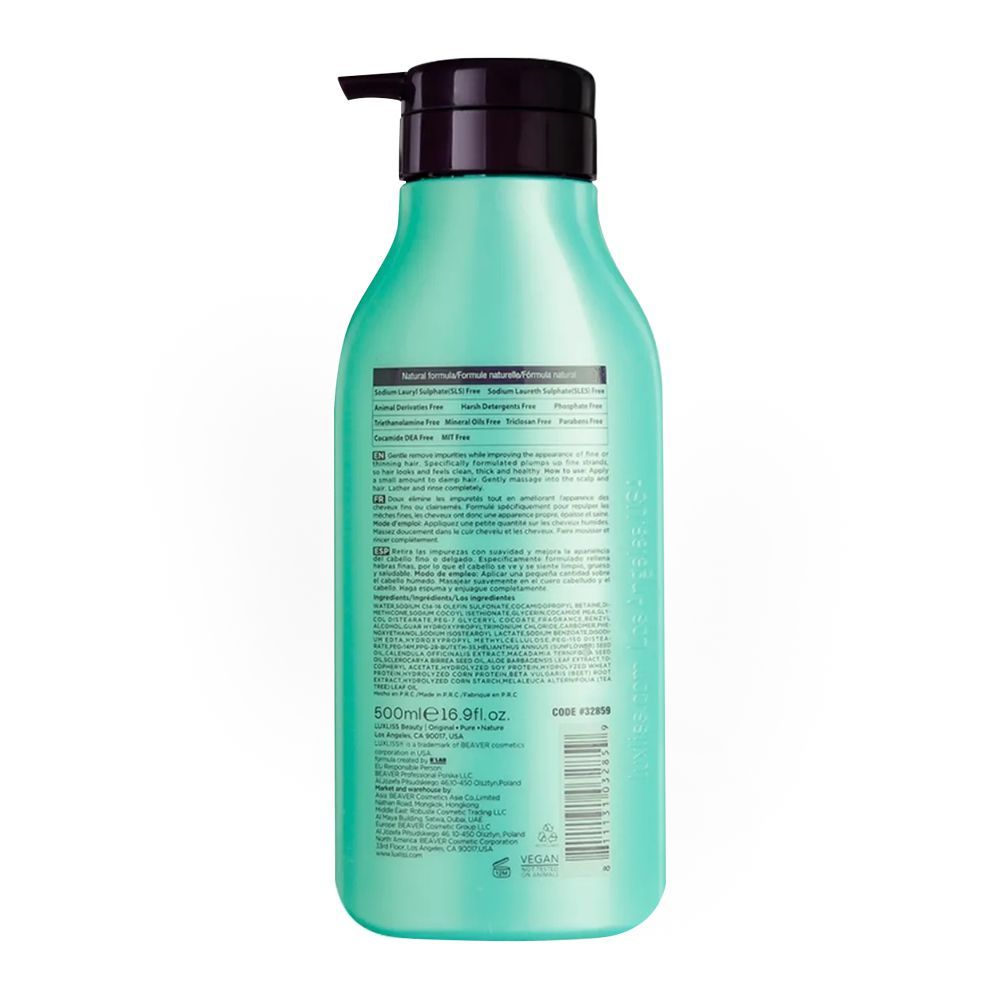 Luxliss Macadamia & Tea Tree Thickening Scalp Hair Care Conditioner 500 ML
