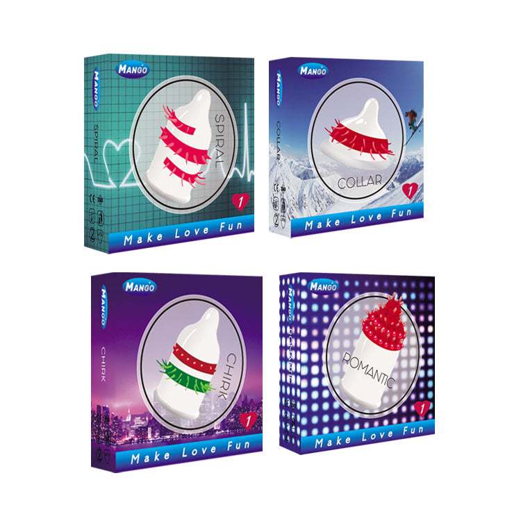 Mango Novelty Spike Condoms 1 Piece