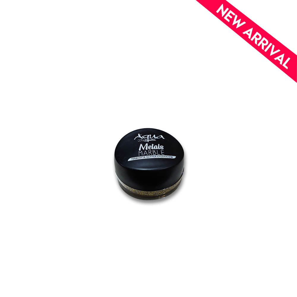 Aqua Color Line Metals Marble Teracotta Glitter Eyeshadow