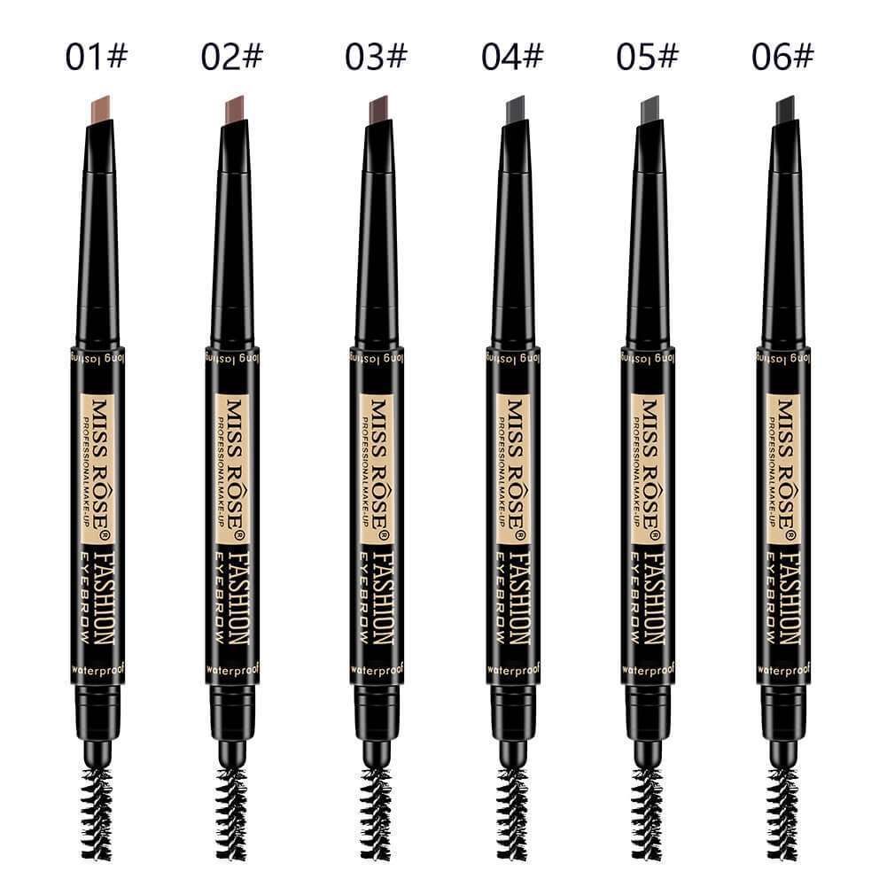 Miss Rose 2 in 1 Eyebrow Pen and Brush Brown