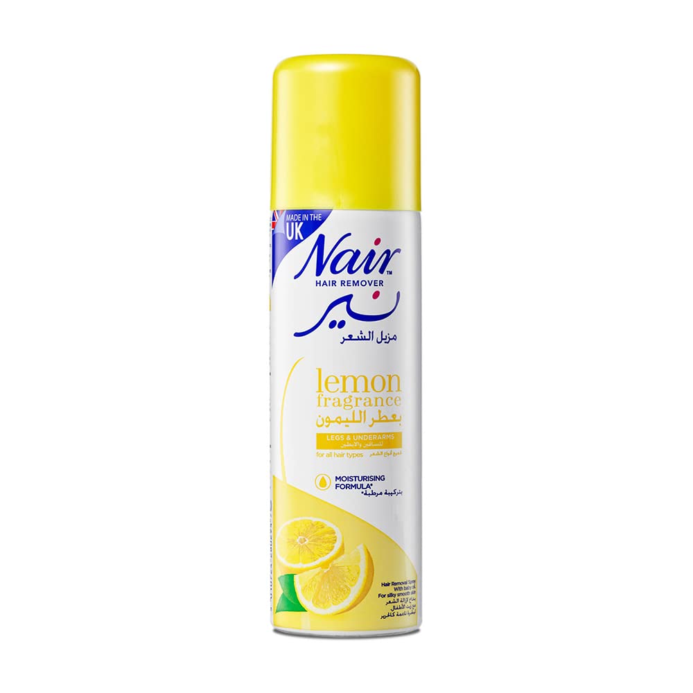 Nair Hair Removal Spray With Baby Oil For Lemon Fragrance 200 ML