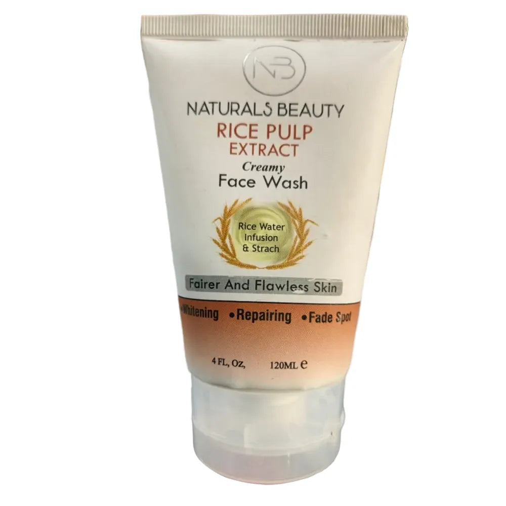 Naturals Beauty Rice Pulp Extract Face Wash 120 ML