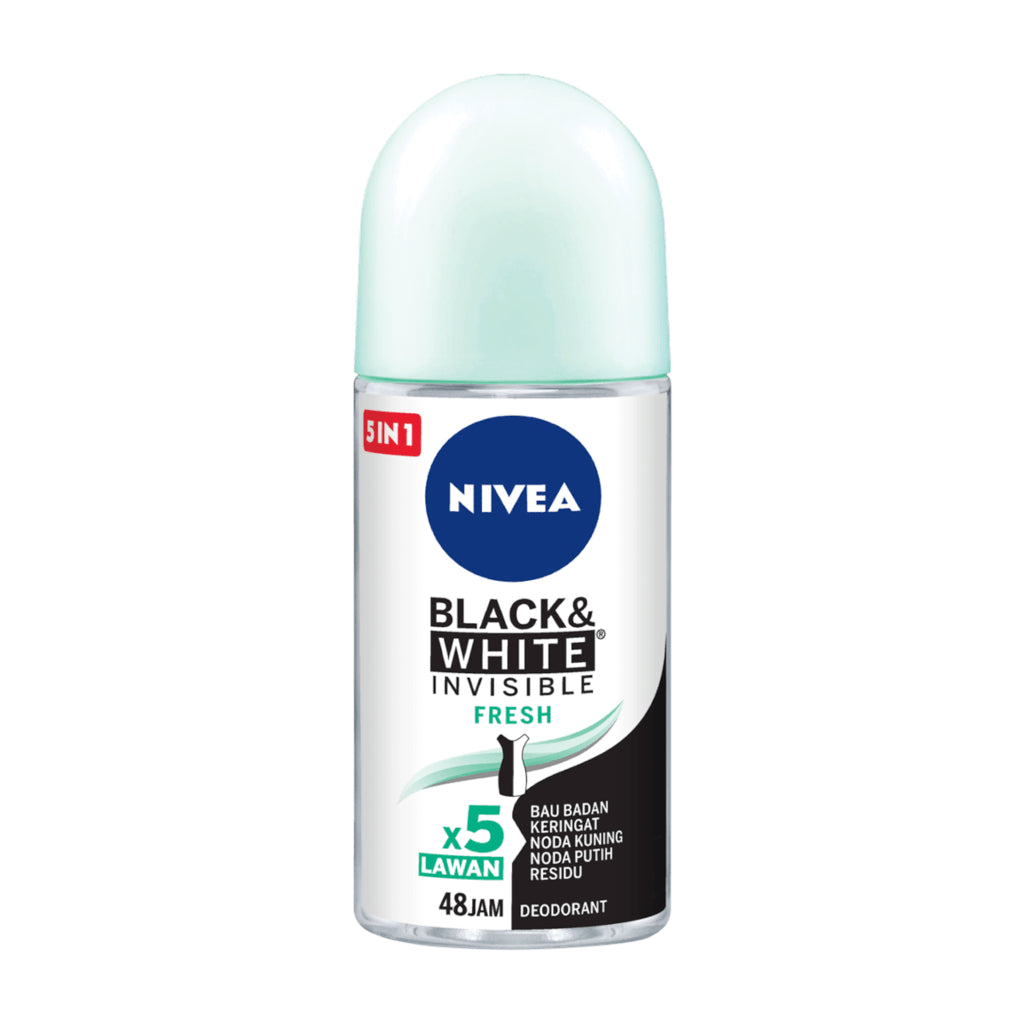 Nivea Black & White Invisible Fresh Deo Roll-On Fresh 50 ML