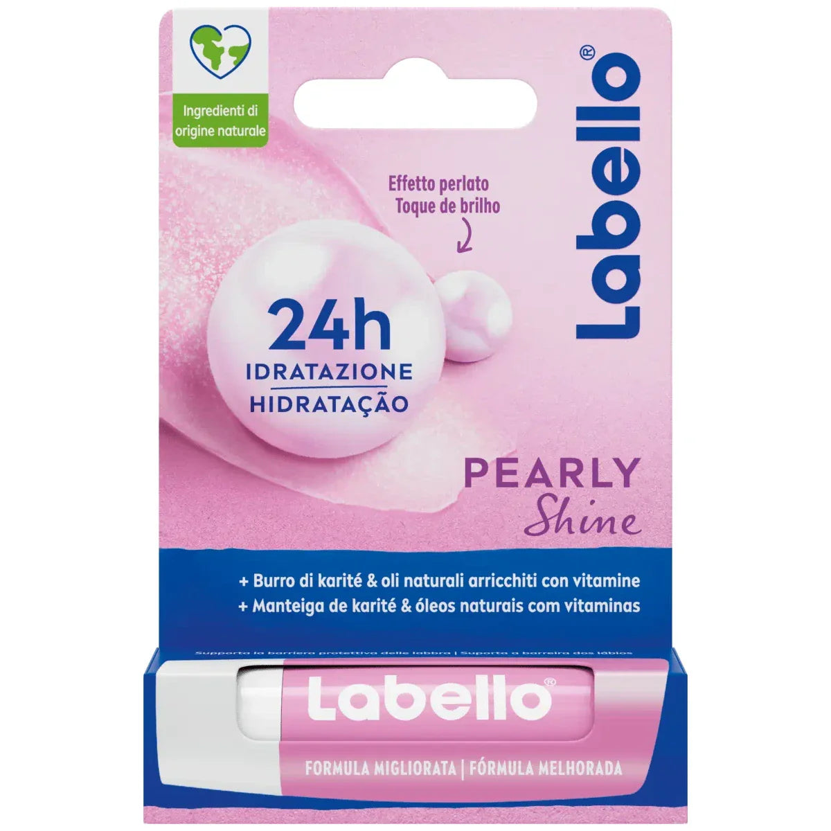 Nivea Labello Pearly Shine 24H Moisture 4.8 GM