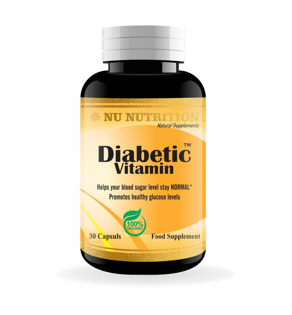 Nu Nutrition Diabetic Vitamin Capsule 30 Capsules