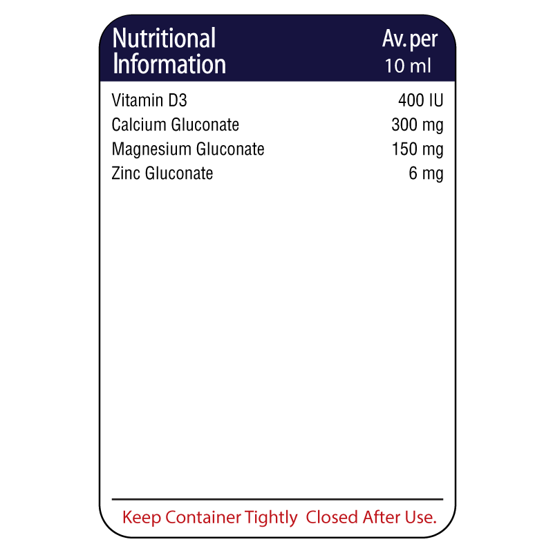 Nutrifactor Nucal-Z Syrup 120 ML