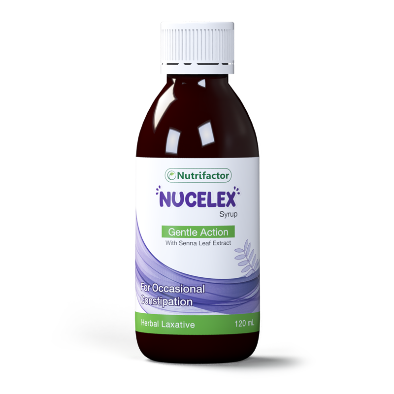 Nutrifactor Nucelex Syrup 120 ML Herbal Laxative