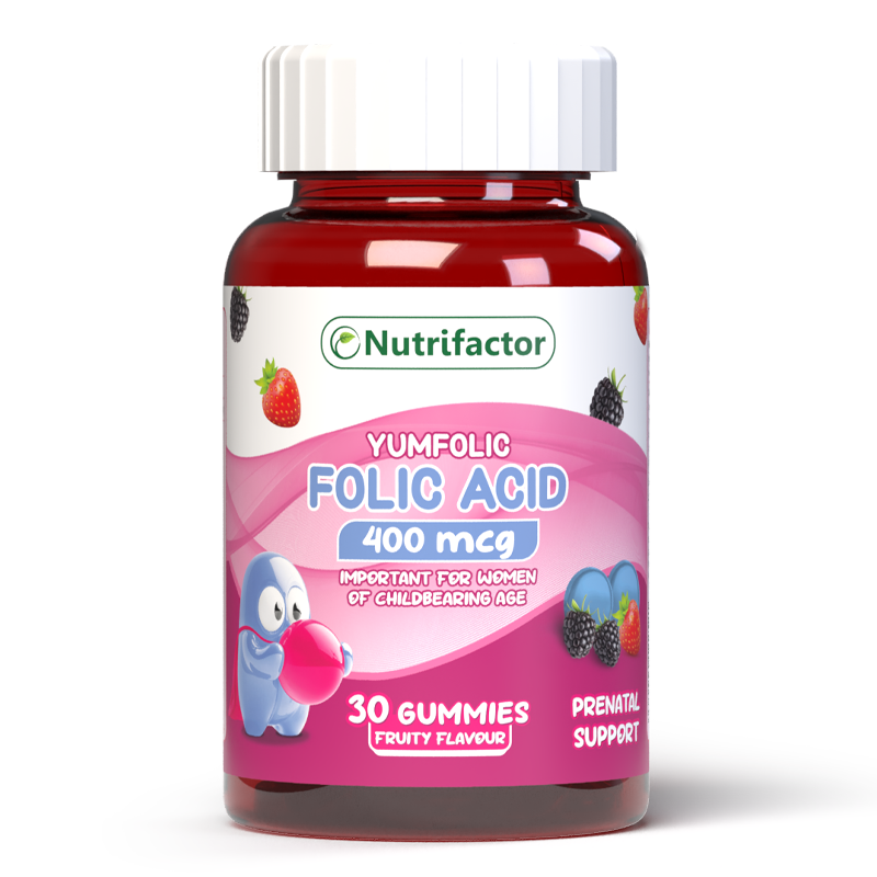 Nutrifactor Yumfolic Folic Acid 400 MCG 30 Gummies