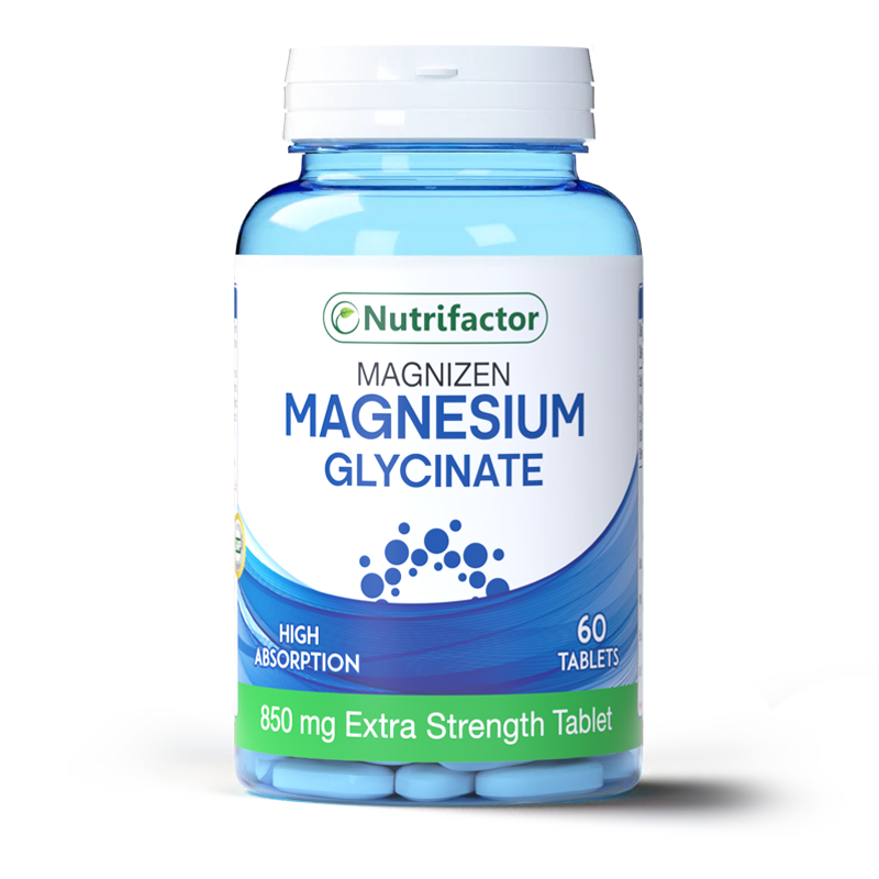 Nutrifactor Magnizen (Magnesium Glycinate) 850 MG 30 Tablets