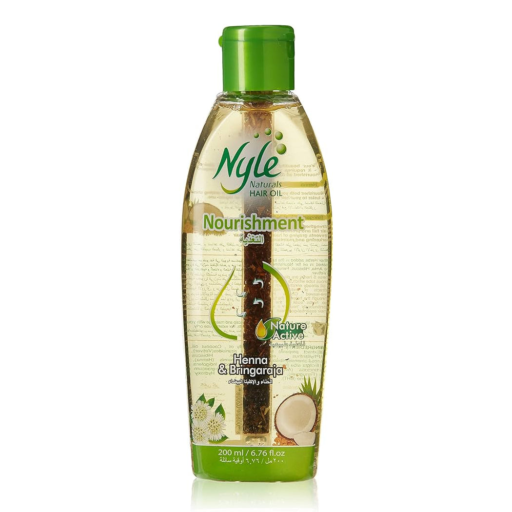 Nyle Nourishment Hair Oil Henna & Bringaraja 200 ML