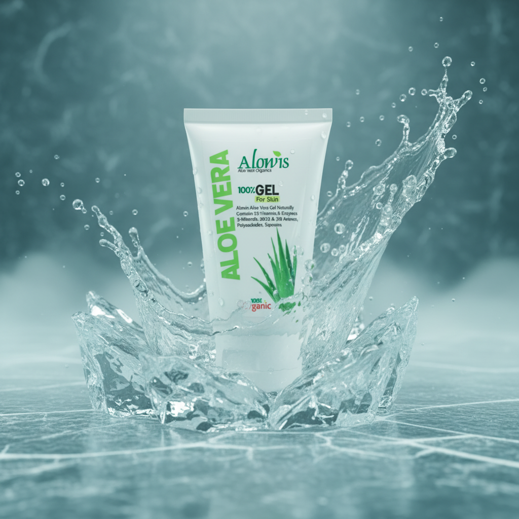 Alowis Organic Aloe Vera Skin Food Gel