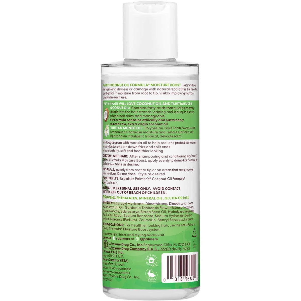 Palmer's Coconut Oil Formula Moisture Boost Hair Polisher Serum 178 ML