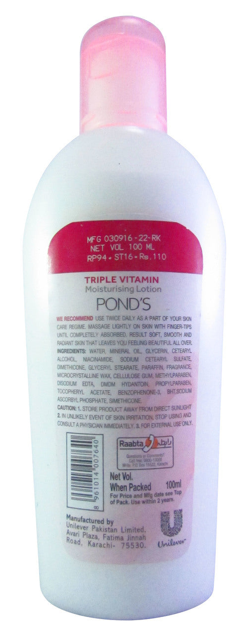 Pond's Moisturising Lotion with Triple Vitamin 100 ML