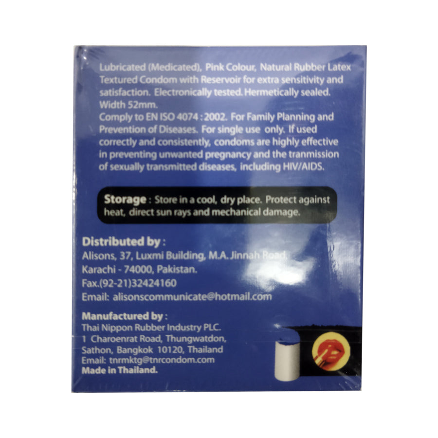 Power Play Dotted Lubricated Condoms 3 Pieces