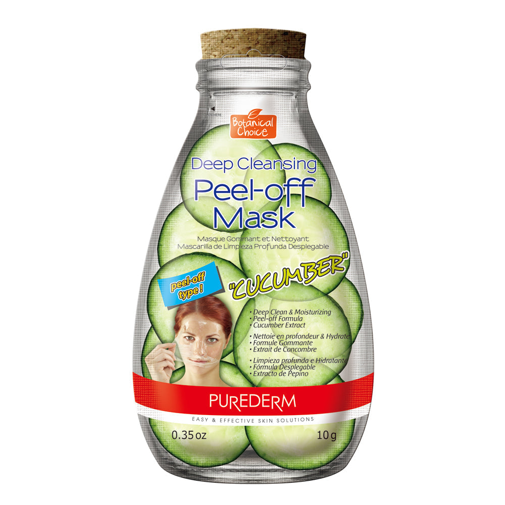 Purederm Botanical Choice Deep Cleansing Peel-off Mask Cucumber