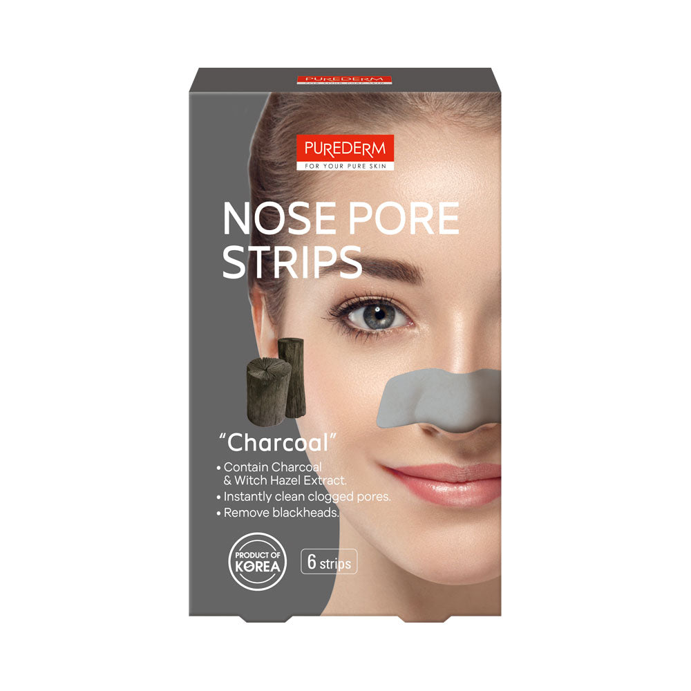 Purederm Botanical Choice Nose Pore Strips Charcoal 6 Strips