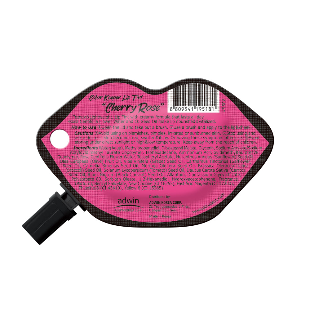 Purederm Color Keeper Lip Tint Cherry Rose