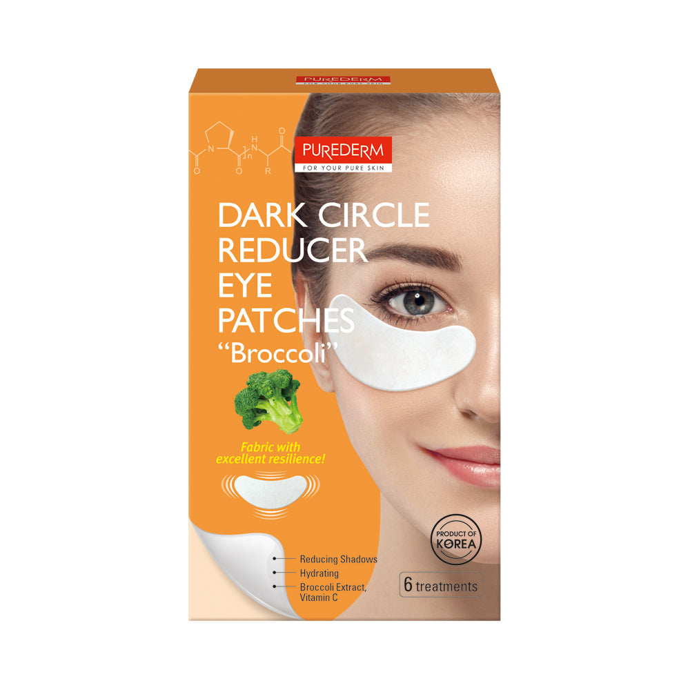 Purederm Dark Circle Reducer Eye Patches Broccoli