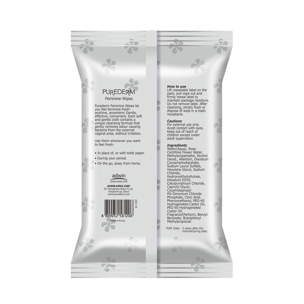 Purederm Feminine Wipes