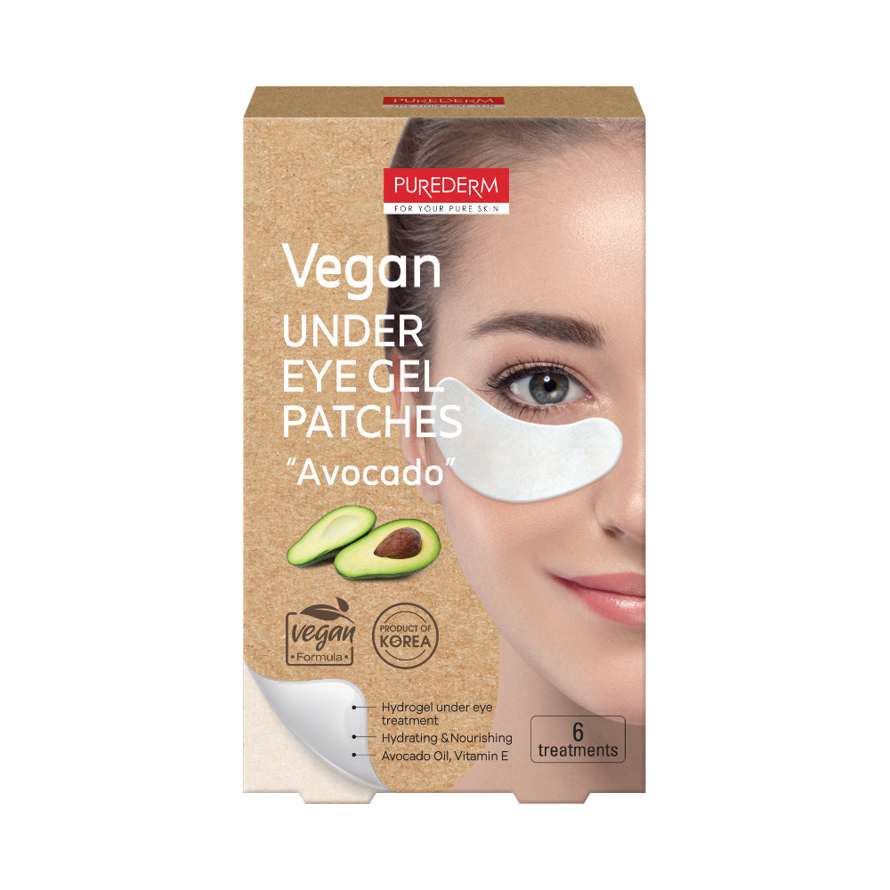 Purederm Vegan Under Eye Gel Patches Avocado