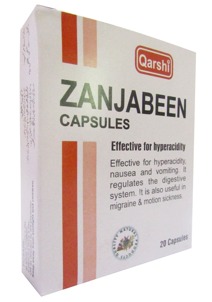 Qarshi Zanjabeen Capsules 20 Caps