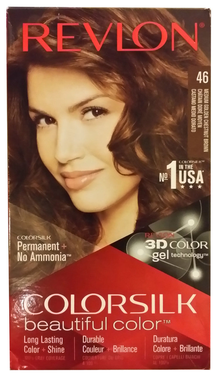 Revlon ColorSilk Beautiful Color™ Medium Golden Chestnut Brown 46