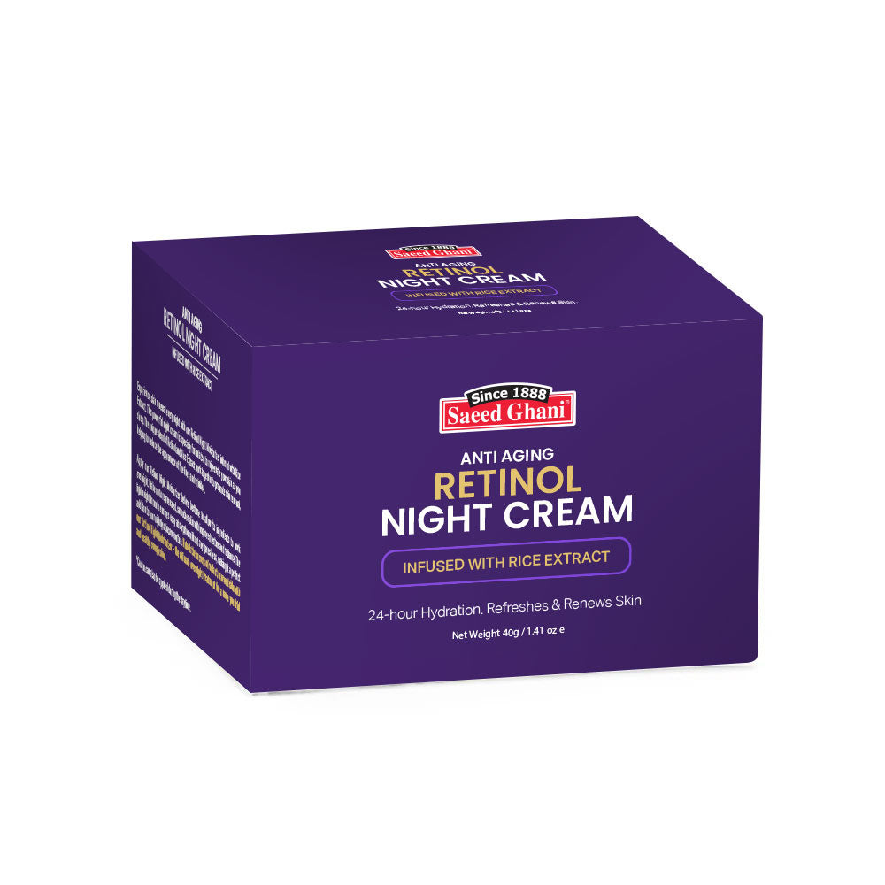 Saeed Ghani Anti Aging Retinol Night Cream 40 GM