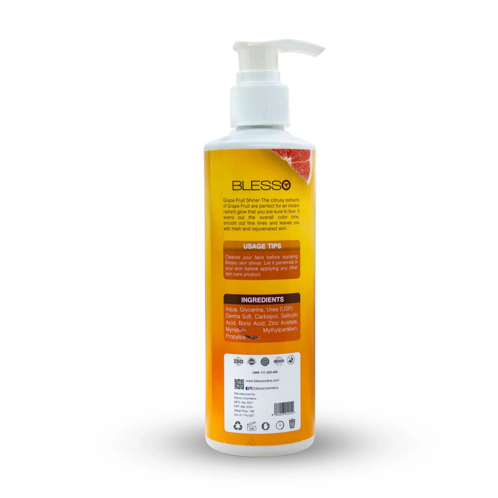 Blesso Skin Shiner (Grapefruits) 200 ML
