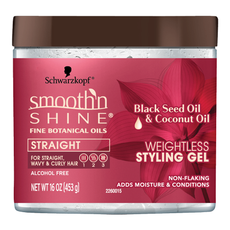 Schwarzkopf Smooth 'N Shine Weightless Styling Gel Straight 453 GM