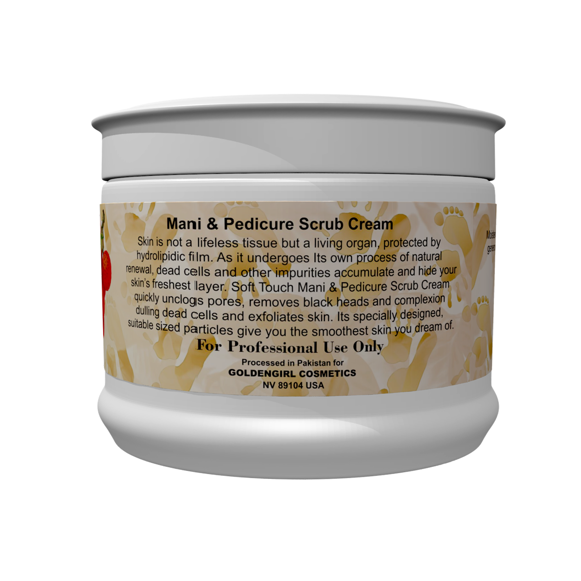 Soft Touch Manicure & Pedicure Scrub Cream 500 ML
