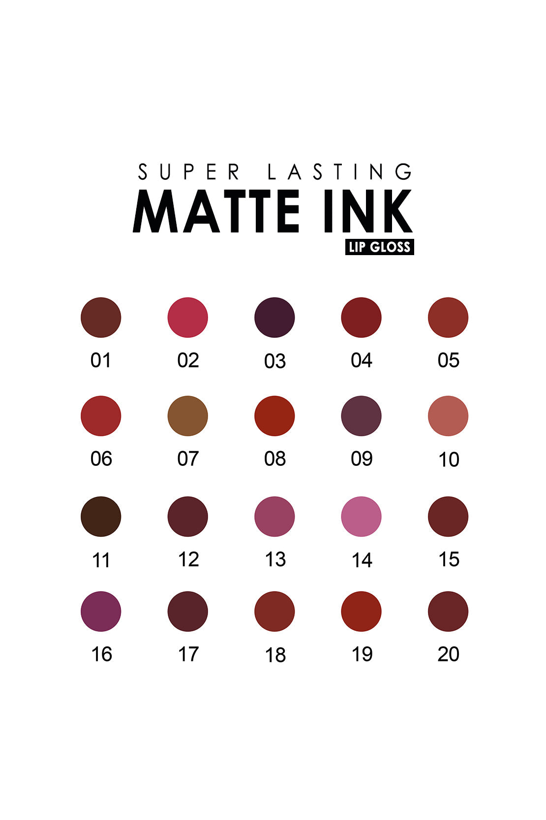 Rivaj UK Super Lasting Matt Ink Lip Gloss