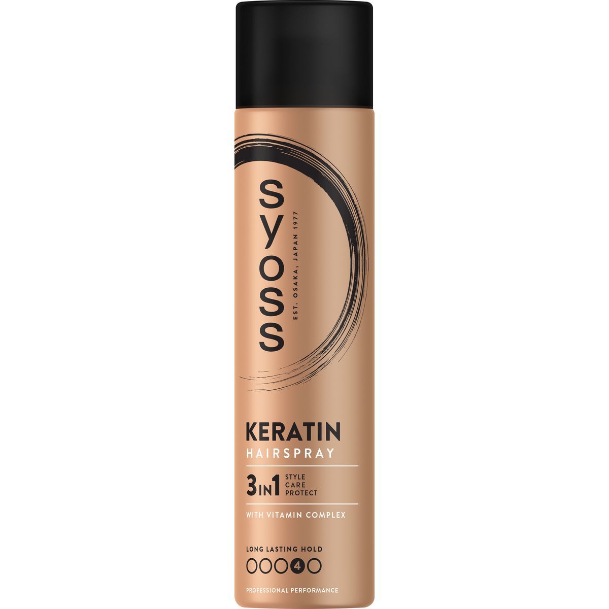 Syoss 3 In 1 Keratin Hair Spray No. 4 Long Lasting Hold 400 ML