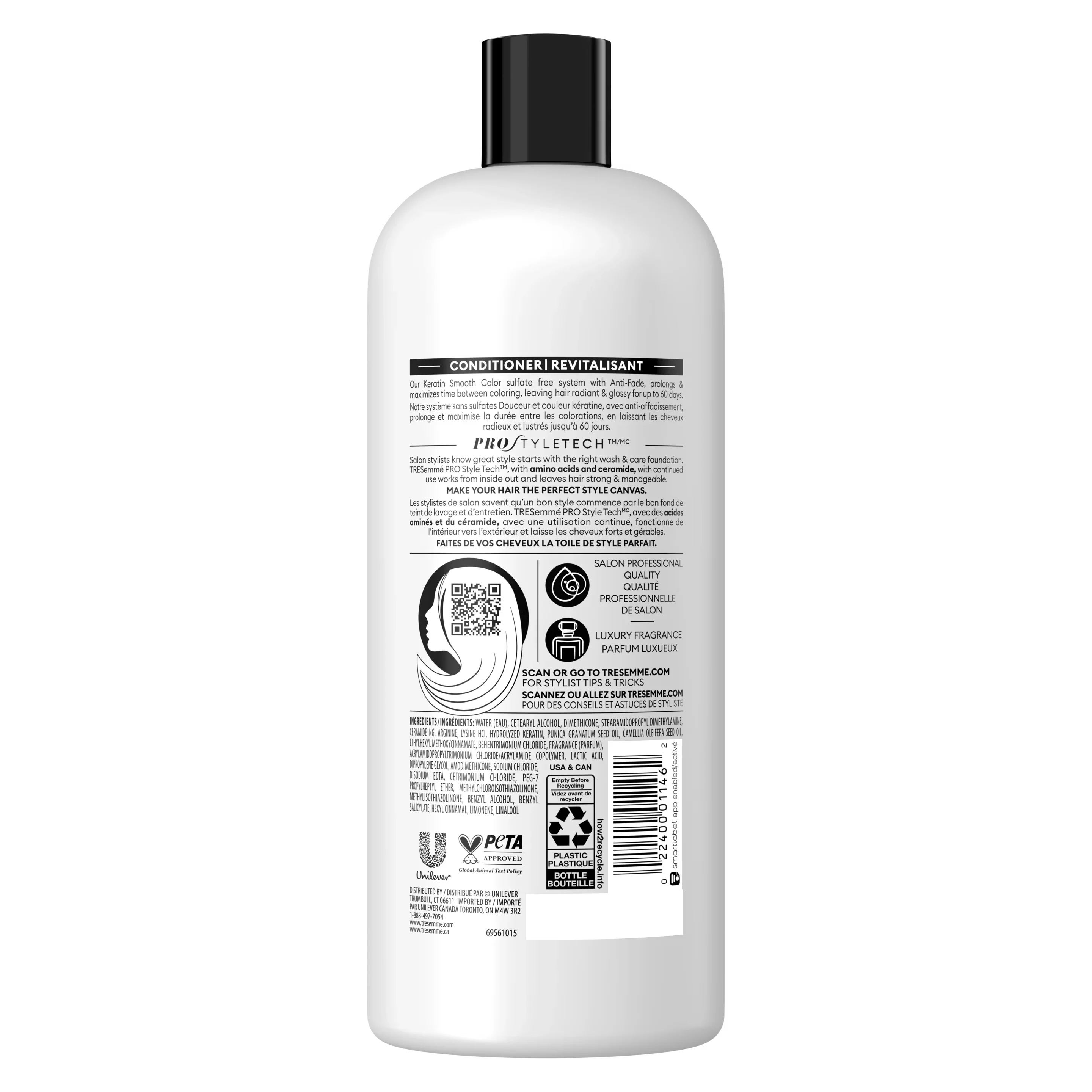 TRESemmé Keratin Smooth Color For Colored Hair Conditioner 828 ML