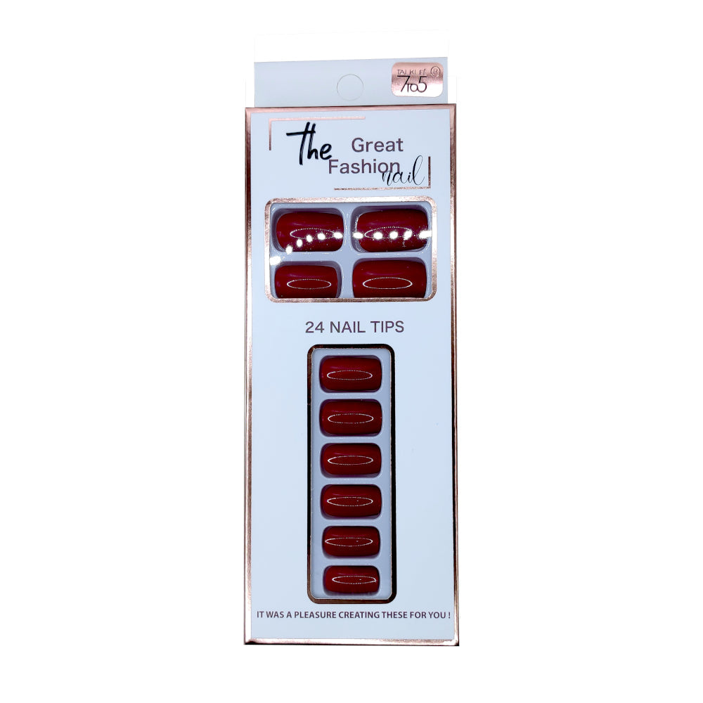Talklee 7 TO 5 The Great Fashion 24 Nail Tips