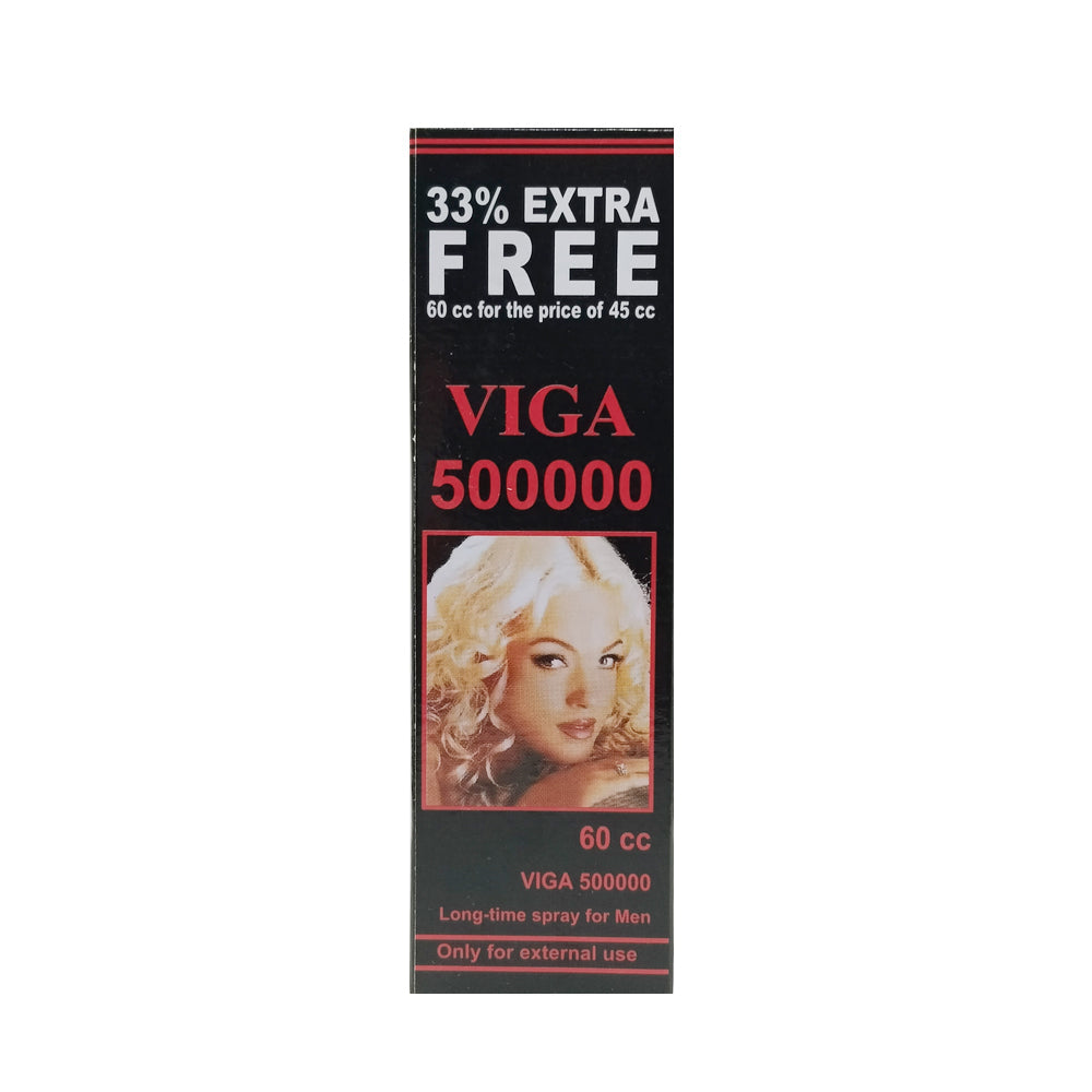 Viga Super 500000 Delay Spray For Men 60CC (33% Extra Free)