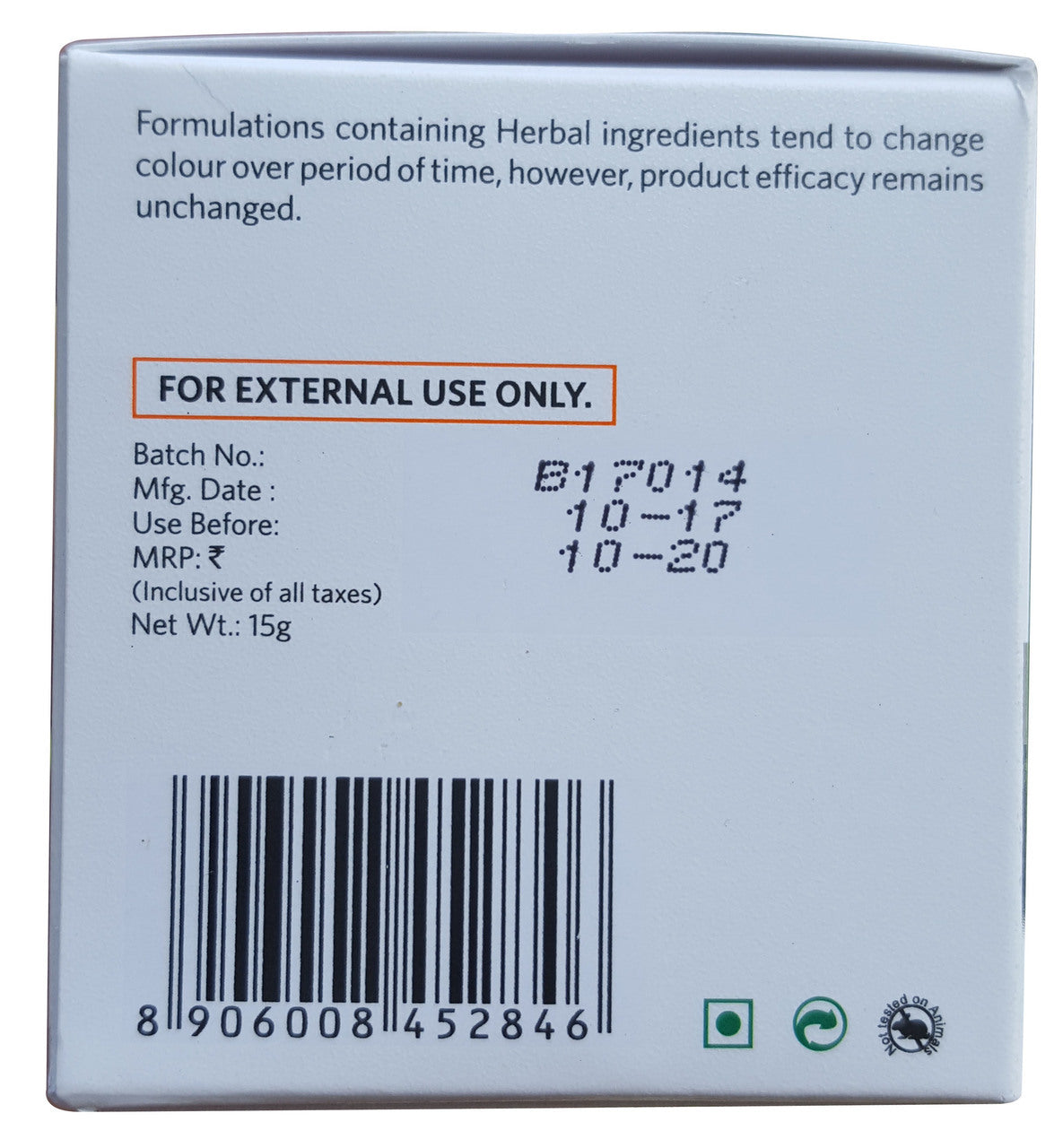 VLCC Almond Under Eye Cream 15 GM