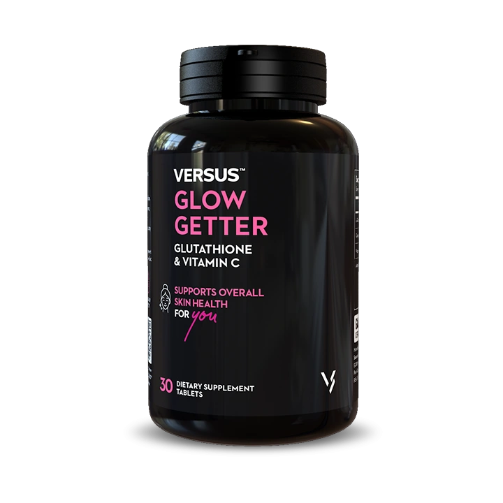 Versus Glow Getter Glutathione with Vitamin C + Collagen & ALA 30 Tablets