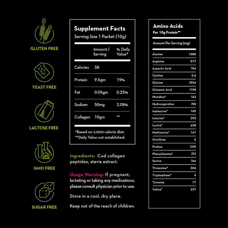 Versus Marine Collagen Wild Cod Protein 24 Sticks