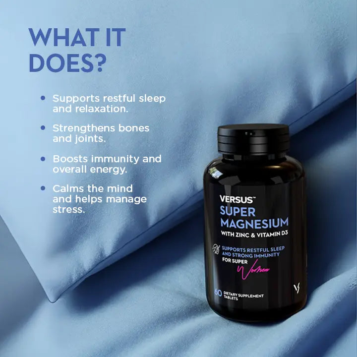 Versus Super Magnesium with Zinc & Vitamin D3 30 Tablets
