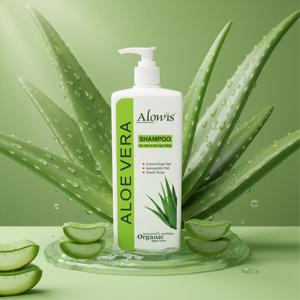 Alowis 100% Organic Aloe Vera Shampoo 500 ML