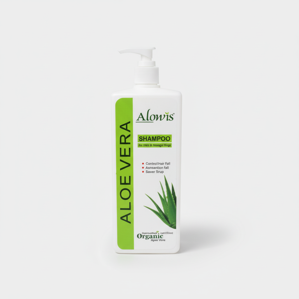 Alowis 100% Organic Aloe Vera Shampoo 500 ML