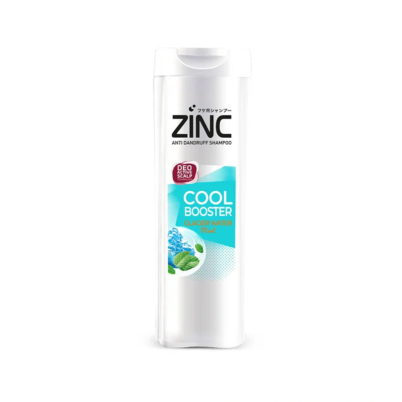 Zinc Cool Booster Glacier Water Mint Anti Dandruff Shampoo 340 ML