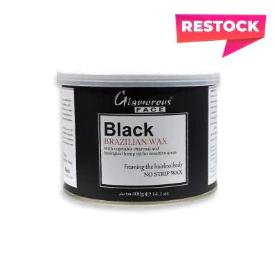 Glamorous Face Black Brazilian Wax 400 G