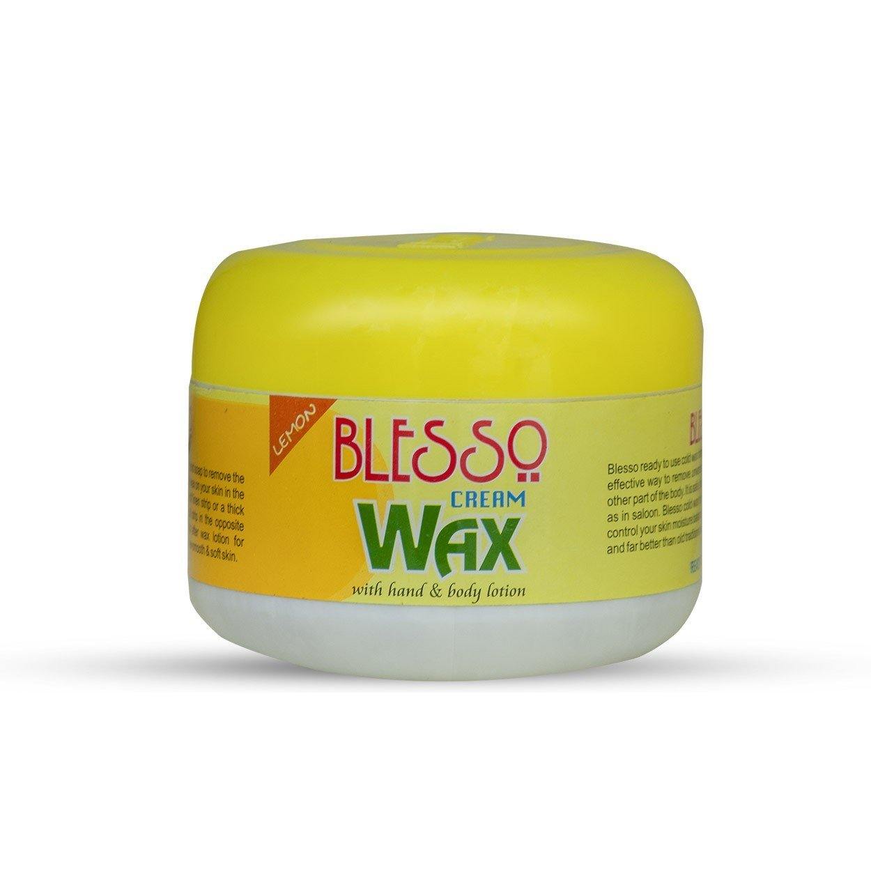 Blesso Lemon Cream Wax 500 GM