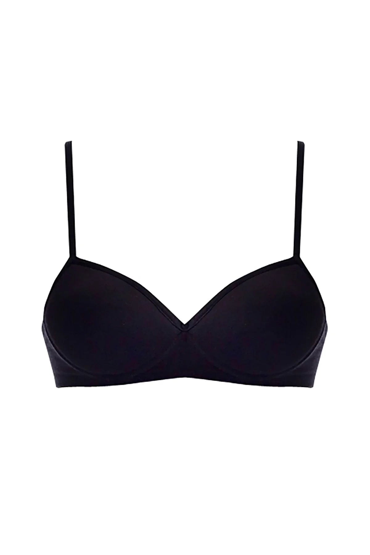 BLS Belva Soft Padded Cotton Teen Bra Black