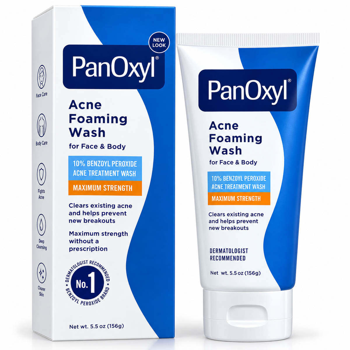 Panoxyl Acne Foaming Wash 10% Benzoyl Peroxide - 156 Gm