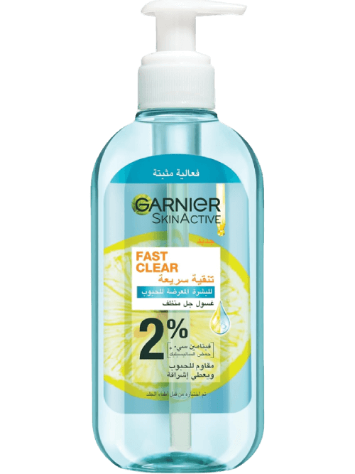 Garnier Skin Active  Fast Clear Anti-Acne Gel Wash