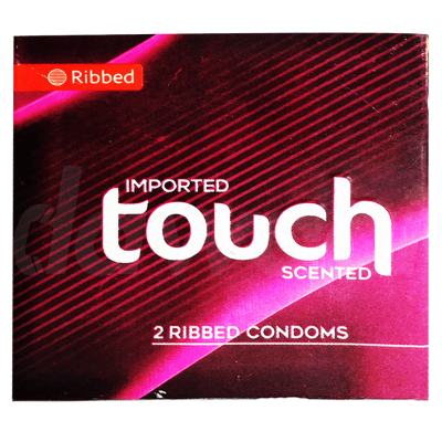 Touch Scented 2 Ribbed Condoms