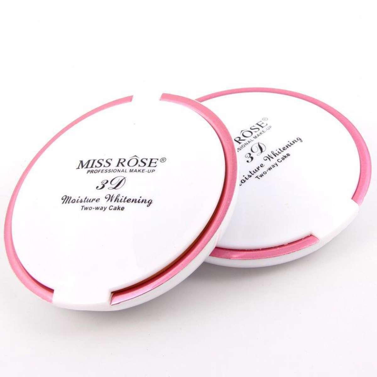 Miss Rose Compact Powder 3D Moisture Whitening Two-way Cake
