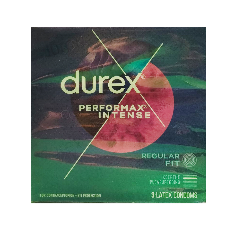 Durex Performax Intense Condoms 3 Pieces